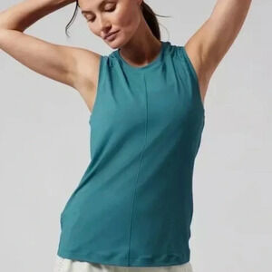 NEW Athleta Sunchaser‎ UPF Semi-Fitted Secure Back Pocket Tank Size XXS